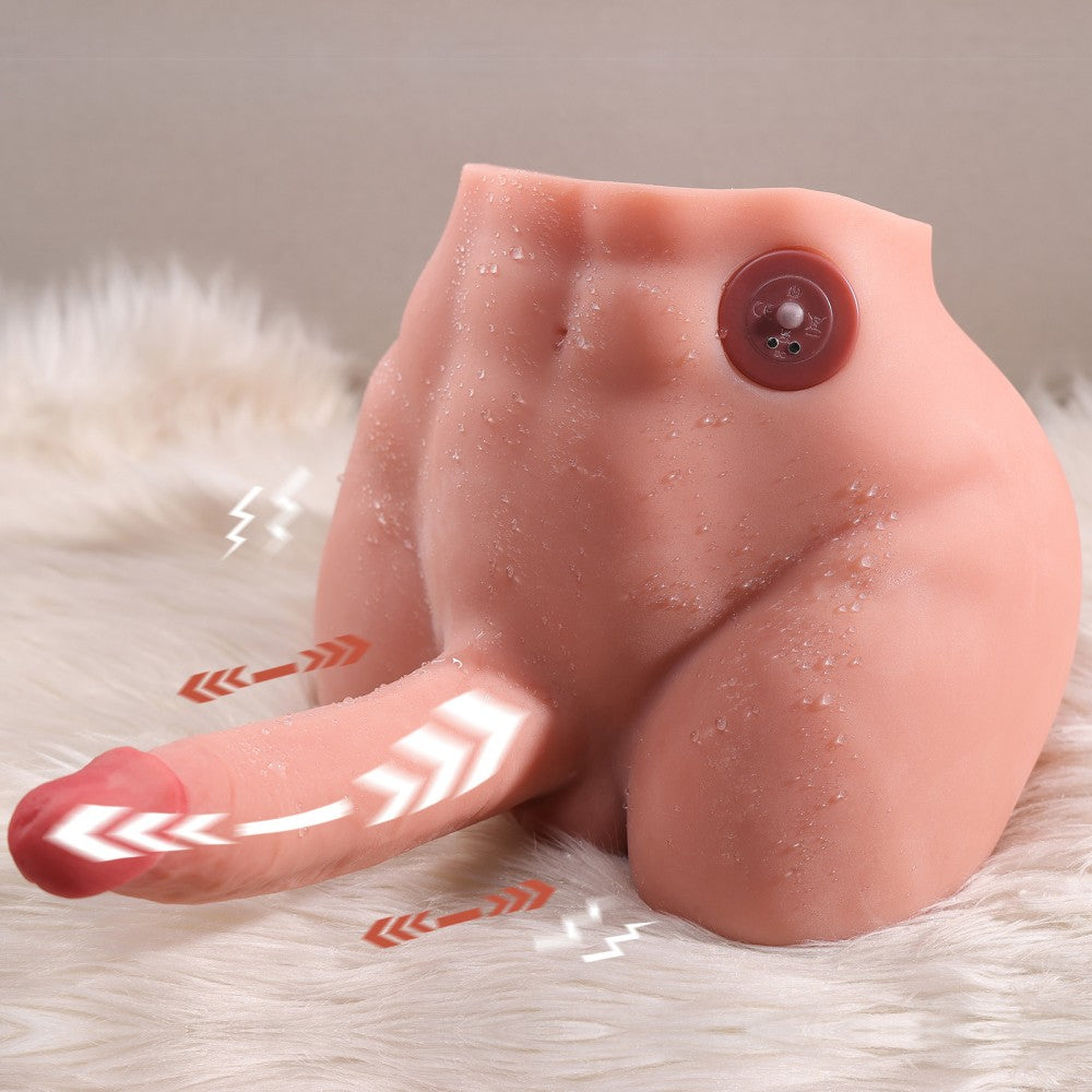 Ethan-9.7LB Male Torso Sex Dolls with Vibrating Dildo