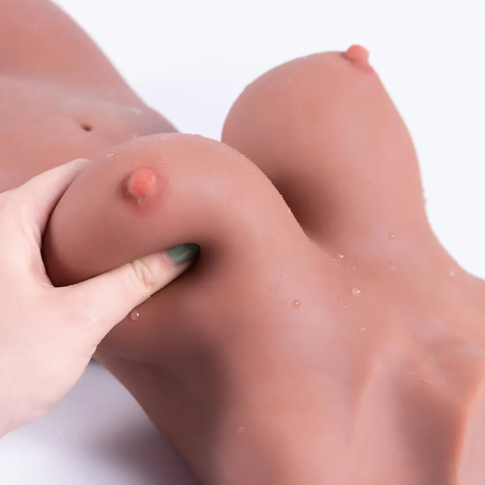 Alina-6.9LB Tan Big Boobs Female Torso For Men
