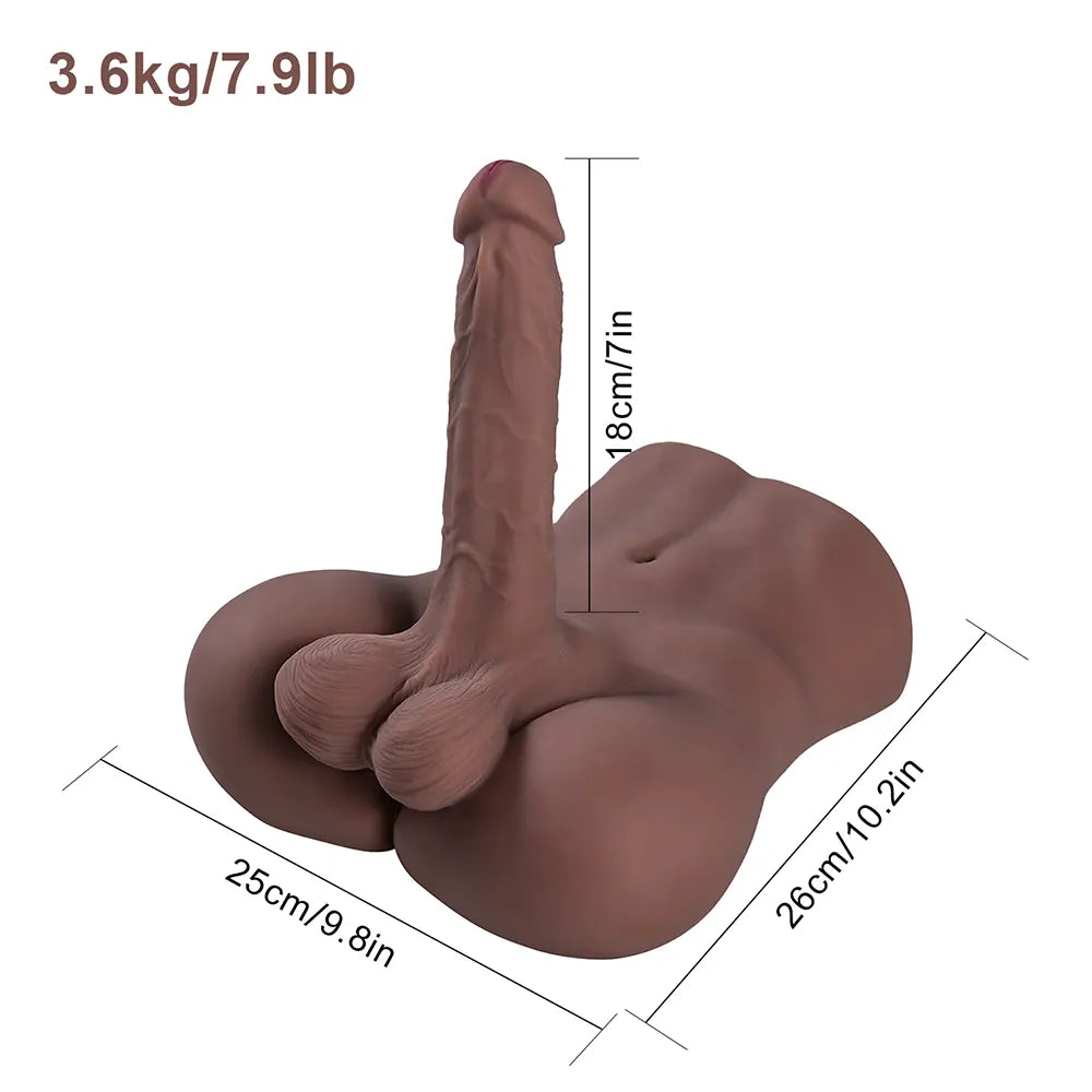 Jesse-7.9LB Male Torso Dildo For Women
