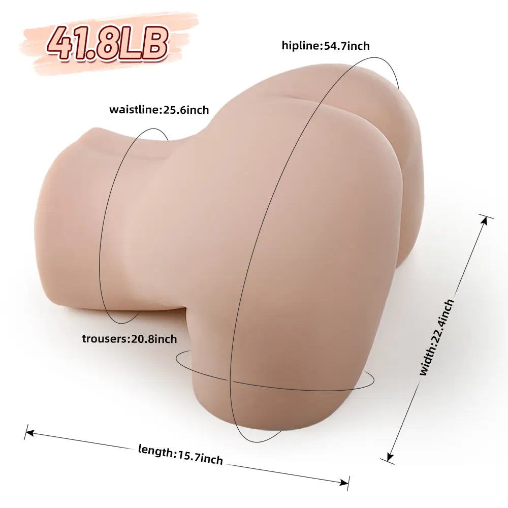 Minaj-41.8LB Super Soft Liquid Jelly Big Ass Sex Torso