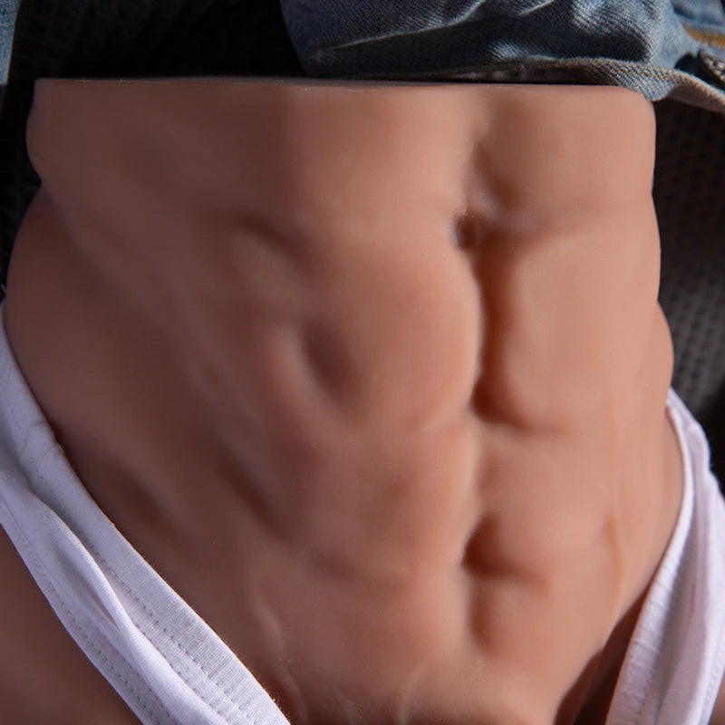 Sylar-23.91LB Male Sex Doll Torso With Realistic Dildo