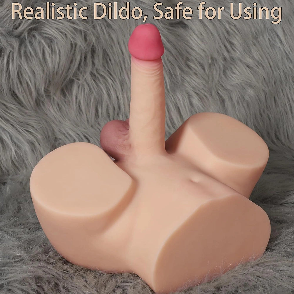 Lexy-13LB Big Booty Shemale Sex Torso With 7” Dildo & Realistic Vagina