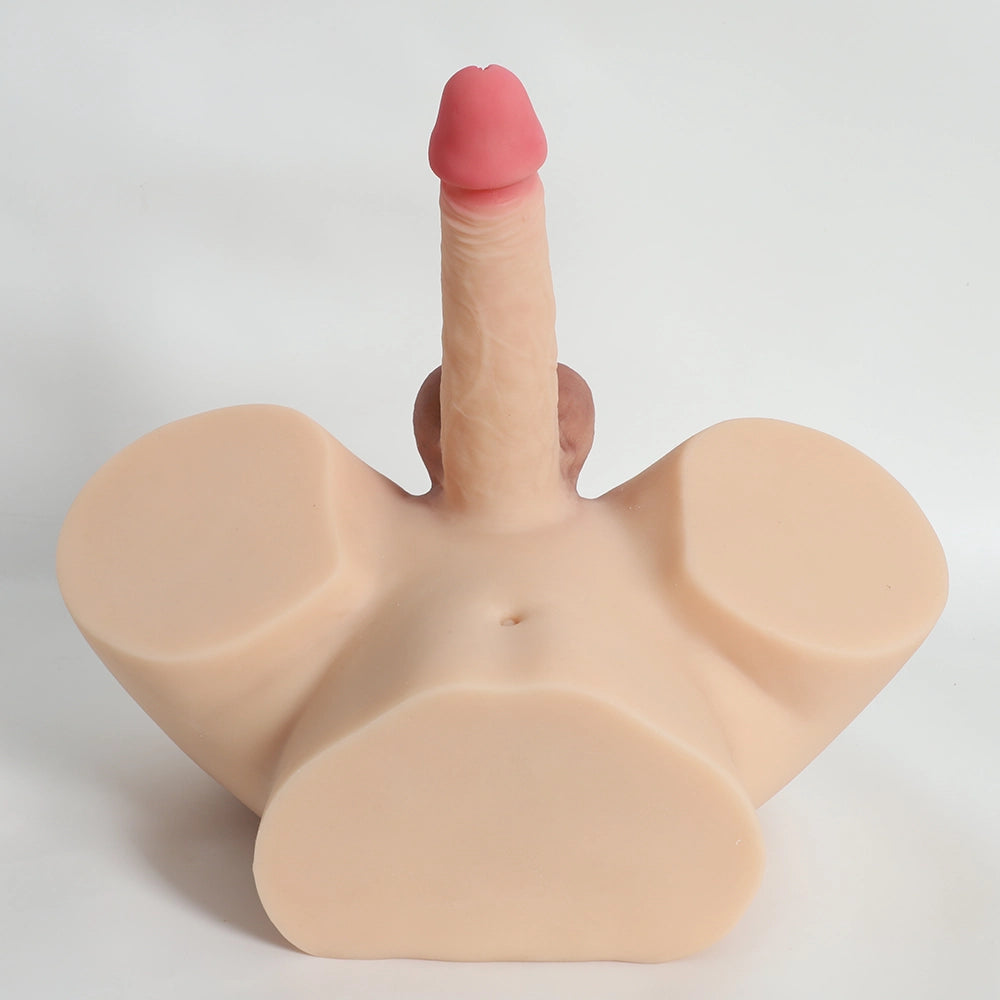 Lexy-13LB Big Booty Shemale Sex Torso With 7” Dildo & Realistic Vagina