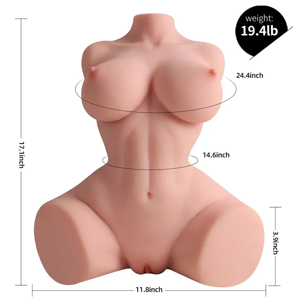 Daisy: 19.29LB Lifelike Female Sex Torso