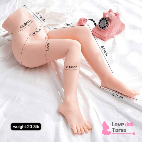 Big Booty Masturbator 20.30LB Bendy Legs 3D Torso Sex Toy With Vagina 4