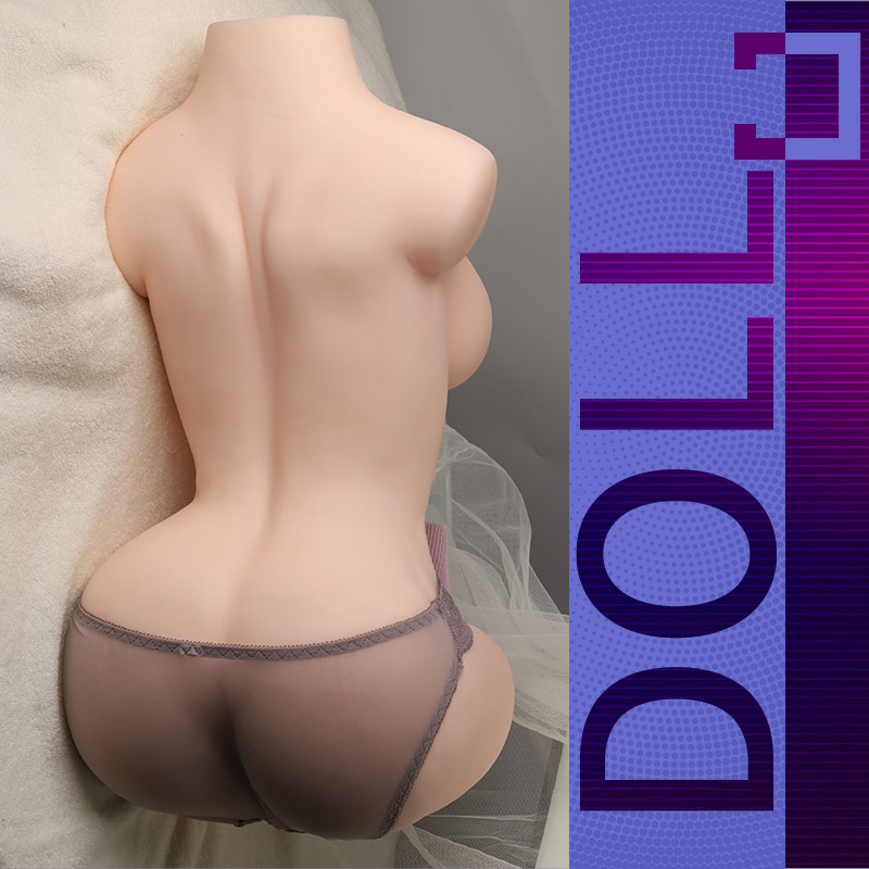 Female Torso Sex Doll Nicole-28.7LB Realistic Gel filled breast Sex Torso For Men 17