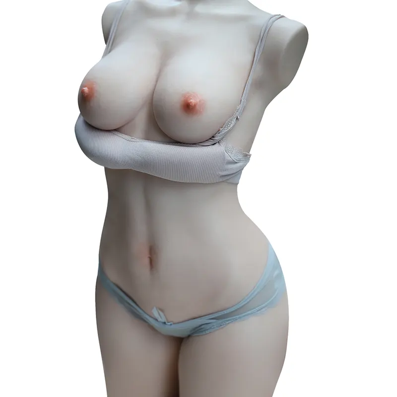 Shemale Sex Torso Andre-16.54LB Shemale Sex Doll Torso Toy With 5.9″ Dildo 7