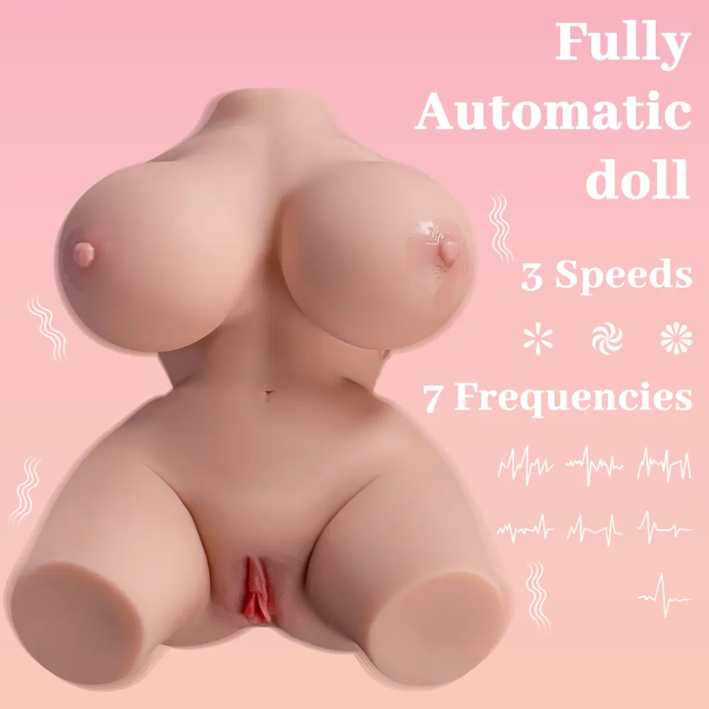 Female Torso Sex Doll Mina-9.25LB Big Boobs Big Ass Female Torso With 10 Vibration Modes 18